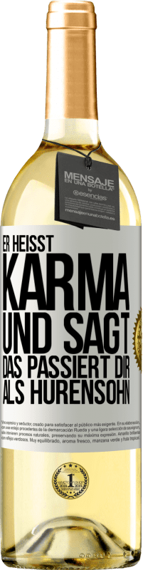 «Er heißt Karma und sagt: Das passiert dir als Hurensohn» WHITE Ausgabe