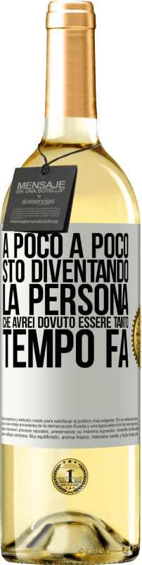 «A poco a poco sto diventando la persona che avrei dovuto essere tanto tempo fa» Edizione WHITE