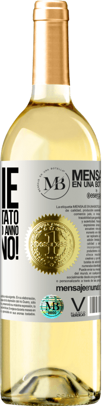 «Grazie per essere stato con me per un altro anno. Buon anno!» Edizione WHITE