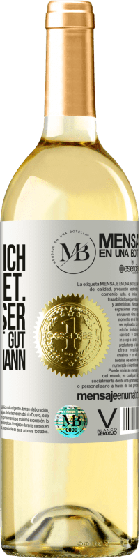 «Ich habe gesehen, wie du andere beobachtest. Mach nicht einen auf gut sein zu dieser Jahrezeit, Weihnachtsmann» WHITE Ausgabe