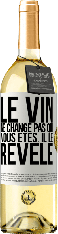 29,95 € Envoi gratuit | Vin blanc Édition WHITE Le vin ne change pas qui vous êtes. Il le révèle Étiquette Blanche. Étiquette personnalisable Vin jeune Récolte 2025 Verdejo