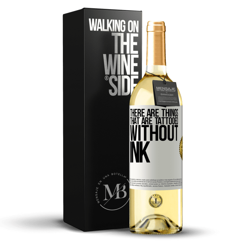 29,95 € Free Shipping | White Wine WHITE Edition There are things that are tattooed without ink White Label. Customizable label Young wine Harvest 2023 Verdejo