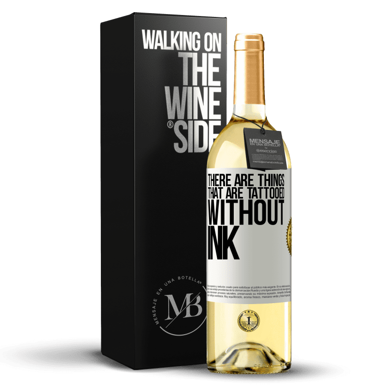 29,95 € Free Shipping | White Wine WHITE Edition There are things that are tattooed without ink White Label. Customizable label Young wine Harvest 2024 Verdejo