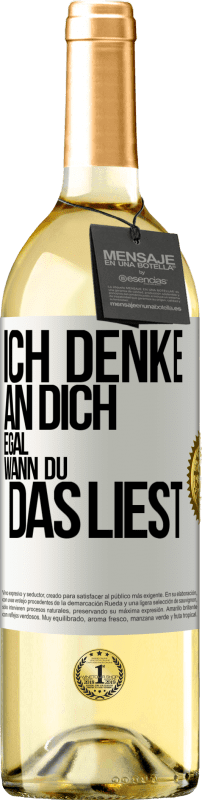 «Ich denke an dich. Egal, wann du das liest» WHITE Ausgabe