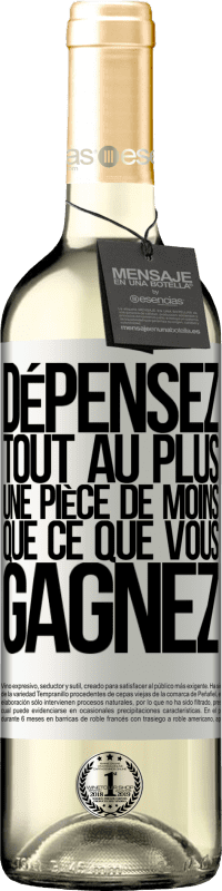 29,95 € | Vin blanc Édition WHITE Dépensez, tout au plus, une pièce de moins que ce que vous gagnez Étiquette Blanche. Étiquette personnalisable Vin jeune Récolte 2024 Verdejo