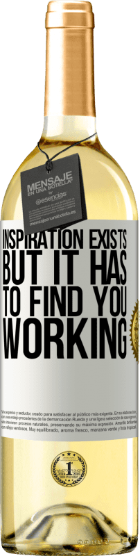 29,95 € | 白葡萄酒 WHITE版 存在灵感，但必须找到工作 白标. 可自定义的标签 青年酒 收成 2025 Verdejo