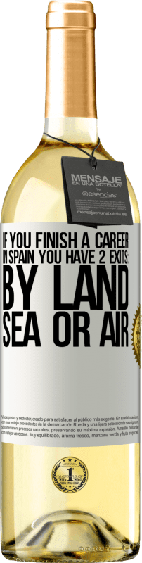 «Если вы закончите гонку в Испании, у вас будет 3 старта: по суше, по морю или по воздуху» Издание WHITE