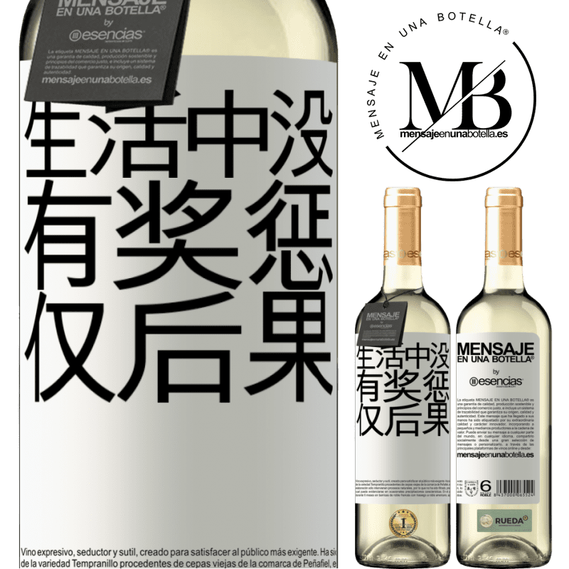 «生活中没有奖惩。仅后果» WHITE版