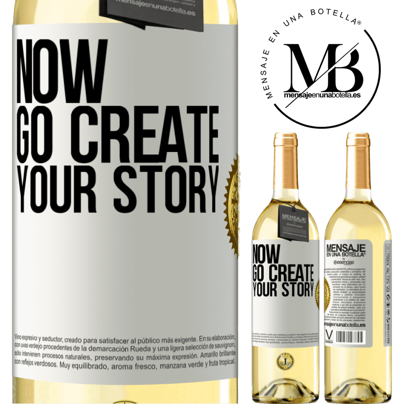 29,95 € Free Shipping | White Wine WHITE Edition Now, go create your story White Label. Customizable label Young wine Harvest 2022 Verdejo
