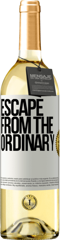 29,95 € Free Shipping | White Wine WHITE Edition Escape from the ordinary White Label. Customizable label Young wine Harvest 2023 Verdejo
