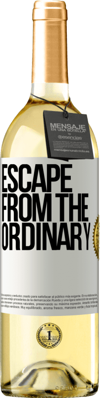 «Escape from the ordinary» WHITE Edition