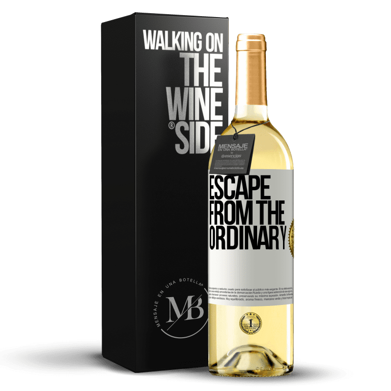 29,95 € Free Shipping | White Wine WHITE Edition Escape from the ordinary White Label. Customizable label Young wine Harvest 2023 Verdejo
