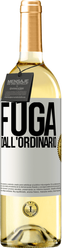 29,95 € | Vino bianco Edizione WHITE Fuga dall'ordinario Etichetta Bianca. Etichetta personalizzabile Vino giovane Raccogliere 2024 Verdejo