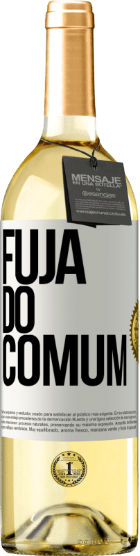 29,95 € | Vinho branco Edição WHITE Fuja do comum Etiqueta Branca. Etiqueta personalizável Vinho jovem Colheita 2024 Verdejo