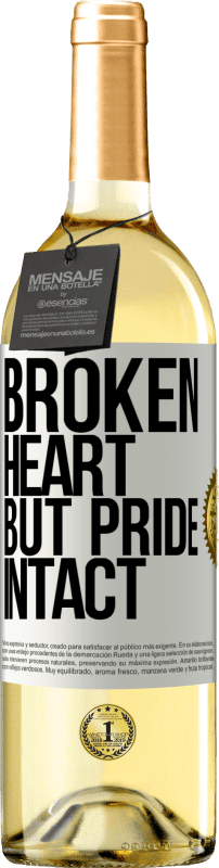 «The broken heart But pride intact» WHITE Edition