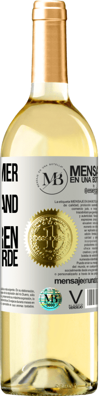 «Mit dir immer, was mit irgendjemand anderem nie passieren würde» WHITE Ausgabe