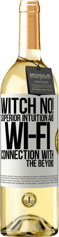 29,95 € | White Wine WHITE Edition witch no! Superior intuition and Wi-Fi connection with the beyond White Label. Customizable label Young wine Harvest 2023 Verdejo