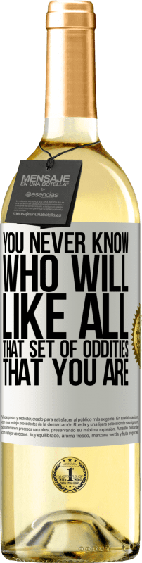 29,95 € Free Shipping | White Wine WHITE Edition You never know who will like all that set of oddities that you are White Label. Customizable label Young wine Harvest 2025 Verdejo