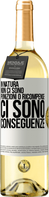 29,95 € | Vino bianco Edizione WHITE In natura non ci sono punizioni o ricompense, ci sono conseguenze Etichetta Bianca. Etichetta personalizzabile Vino giovane Raccogliere 2024 Verdejo