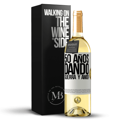 «50 años dando guerra y amor» Edición WHITE