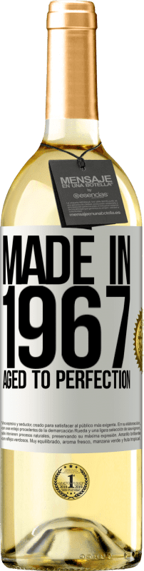29,95 € Free Shipping | White Wine WHITE Edition Made in 1967. Aged to perfection White Label. Customizable label Young wine Harvest 2025 Verdejo