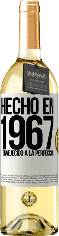 29,95 € | Vino Blanco Edición WHITE Hecho en 1967. Envejecido a la perfección Etiqueta Blanca. Etiqueta personalizable Vino joven Cosecha 2025 Verdejo