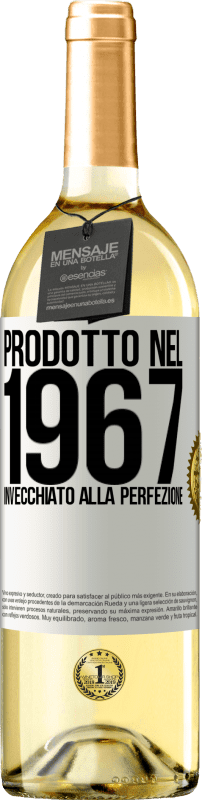 29,95 € | Vino bianco Edizione WHITE Prodotto nel 1967. Invecchiato alla perfezione Etichetta Bianca. Etichetta personalizzabile Vino giovane Raccogliere 2023 Verdejo