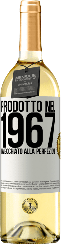 29,95 € | Vino bianco Edizione WHITE Prodotto nel 1967. Invecchiato alla perfezione Etichetta Bianca. Etichetta personalizzabile Vino giovane Raccogliere 2024 Verdejo