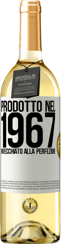 29,95 € | Vino bianco Edizione WHITE Prodotto nel 1967. Invecchiato alla perfezione Etichetta Bianca. Etichetta personalizzabile Vino giovane Raccogliere 2025 Verdejo