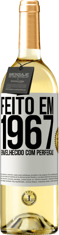29,95 € | Vinho branco Edição WHITE Feito em 1967. Envelhecido com perfeição Etiqueta Branca. Etiqueta personalizável Vinho jovem Colheita 2025 Verdejo