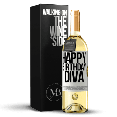 «Happy birthday Diva» WHITE Edition