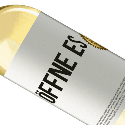 Einzigartige und Persönliche Ausdrücke. «Öffne es» WHITE Ausgabe