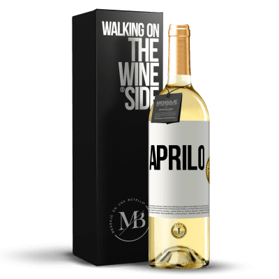 «Aprilo» Edizione WHITE