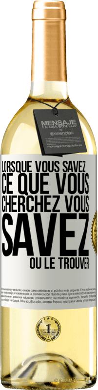 29,95 € Envoi gratuit | Vin blanc Édition WHITE Lorsque vous savez ce que vous cherchez, vous savez où le trouver Étiquette Blanche. Étiquette personnalisable Vin jeune Récolte 2025 Verdejo