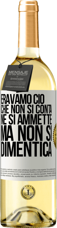 29,95 € | Vino bianco Edizione WHITE Eravamo ciò che non si conta, né si ammette, ma non si dimentica Etichetta Bianca. Etichetta personalizzabile Vino giovane Raccogliere 2025 Verdejo
