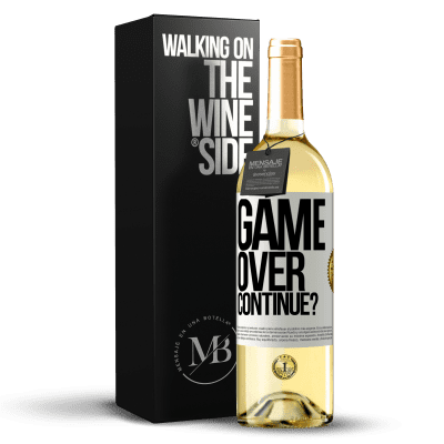 «GAME OVER. Continue?» Edición WHITE