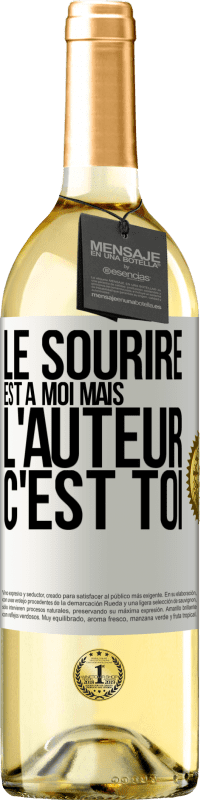 29,95 € Envoi gratuit | Vin blanc Édition WHITE Le sourire est à moi, mais l'auteur c'est toi Étiquette Blanche. Étiquette personnalisable Vin jeune Récolte 2024 Verdejo