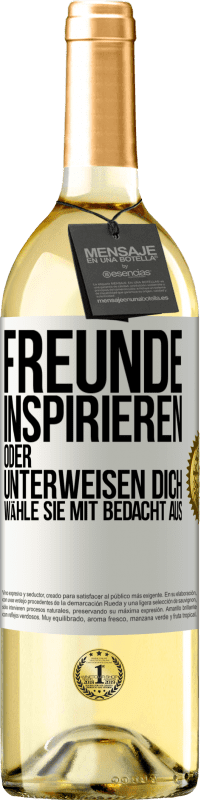 29,95 € | Weißwein WHITE Ausgabe Freunde inspirieren oder unterweisen dich. Wähle sie mit Bedacht aus Weißes Etikett. Anpassbares Etikett Junger Wein Ernte 2024 Verdejo