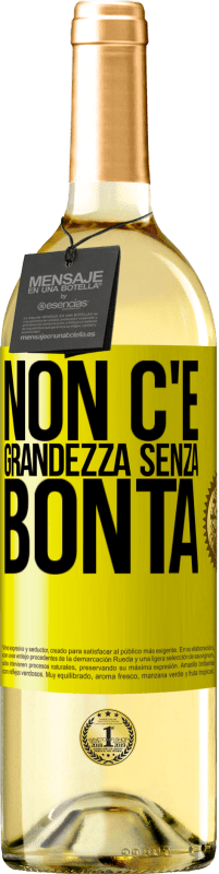 29,95 € | Vino bianco Edizione WHITE Non c'è grandezza senza bontà Etichetta Gialla. Etichetta personalizzabile Vino giovane Raccogliere 2025 Verdejo