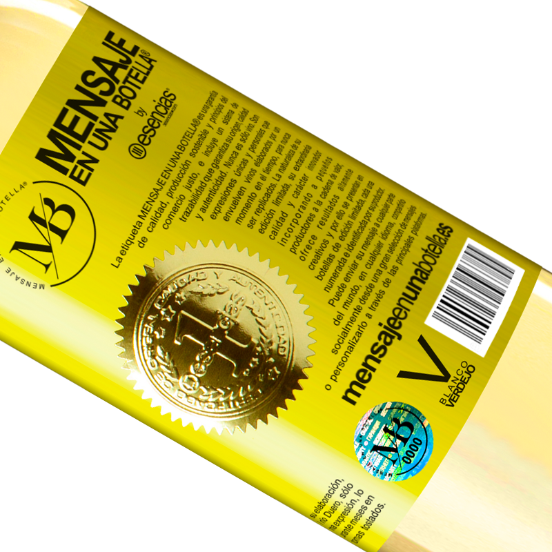 限定版. «そして、このボトルを飲んで過ごすのに良い時間は？» WHITEエディション