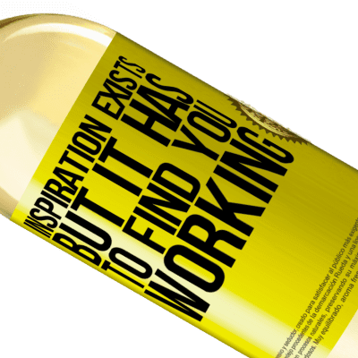 Unique & Personal Expressions. «Inspiration exists, but it has to find you working» WHITE Edition