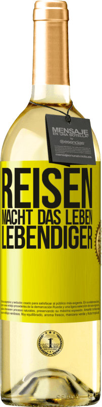 «Reisen macht das Leben lebendiger» WHITE Ausgabe