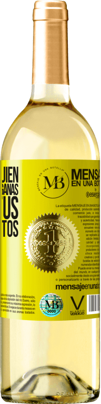 «Busca a alguien con tus mismas ganas, no con tus mismos gustos» Edición WHITE