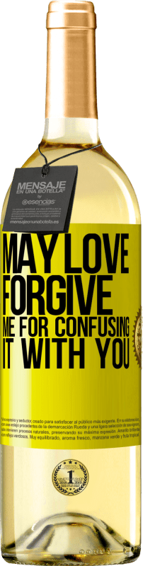 29,95 € Free Shipping | White Wine WHITE Edition May love forgive me for confusing it with you Yellow Label. Customizable label Young wine Harvest 2025 Verdejo
