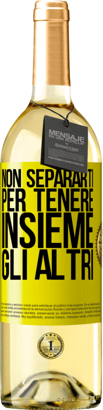 29,95 € | Vino bianco Edizione WHITE Non separarti per tenere insieme gli altri Etichetta Gialla. Etichetta personalizzabile Vino giovane Raccogliere 2024 Verdejo