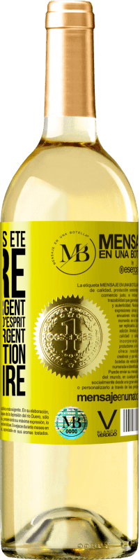 «Je n'ai jamais été pauvre je n'ai pas eu d'argent. Être pauvre est un état d'esprit et ne pas avoir d'argent est une condition t» Édition WHITE