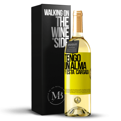 «Tengo un alma y está cargada» Edizione WHITE