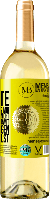 «Eines Tages gehörte ich mehr dir als mir und du wusstest nicht, was du damit anfangen sollst» WHITE Ausgabe