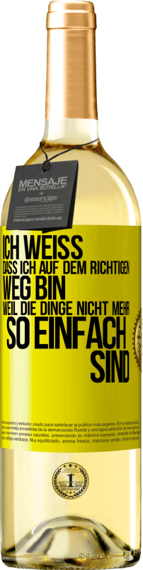 «Ich weiß, dass ich auf dem richtigen Weg bin, weil die Dinge nicht mehr so einfach sind» WHITE Ausgabe