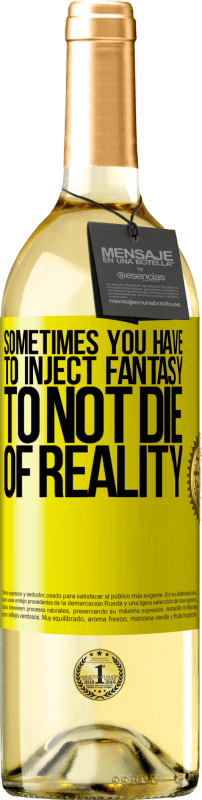 «Sometimes you have to inject fantasy to not die of reality» WHITE Edition